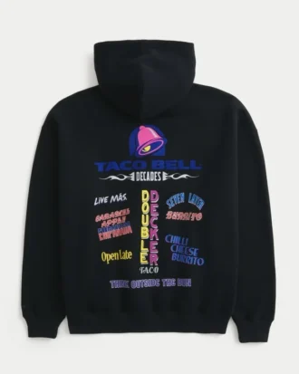 Hollister x Taco Bell Boxy Graphic Hoodie