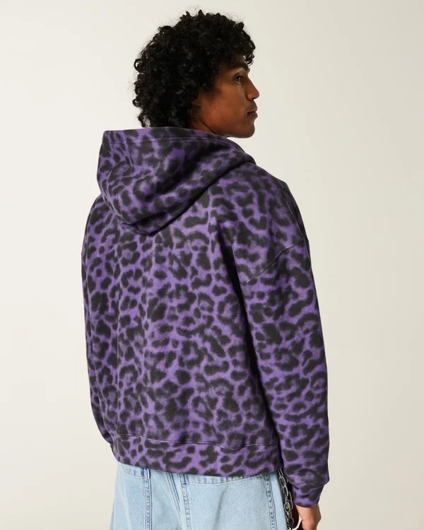 Hollister x Taco Bell Boxy Graphic Zip-Up Hoodie Hollister x Taco Bell Boxy Graphic Zip-Up Hoodie
