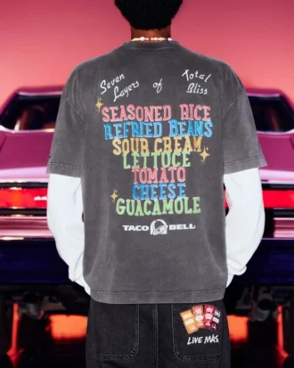 Hollister x Taco Bell Boxy Heavyweight Graphic Tee Hollister x Taco Bell Boxy Heavyweight Graphic Tee