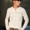 Hollywood Graphic Thermal Henley Hollywood Graphic Thermal Henley