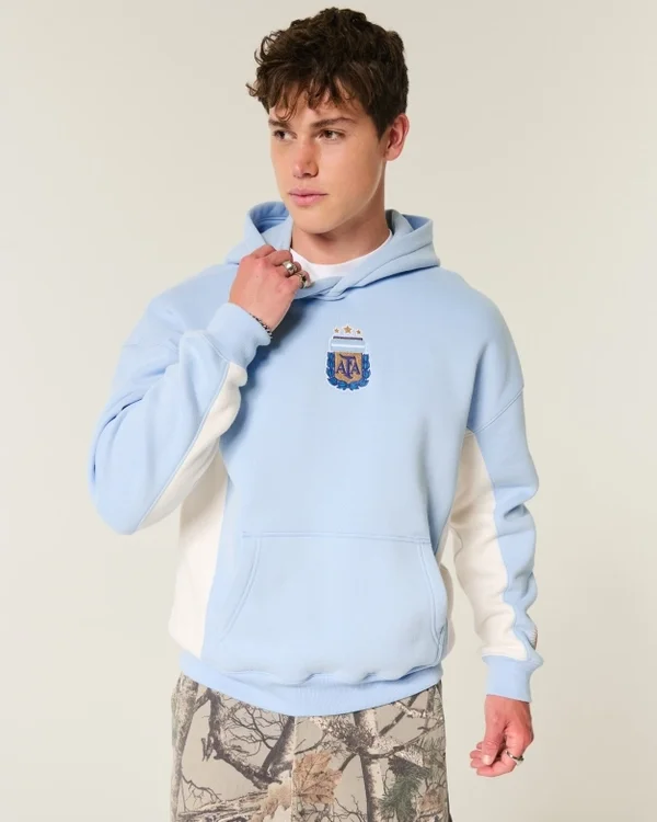 Hoodie mit Grafik des argentinischen Fußballverbands Hoodie mit Grafik des argentinischen Fußballverbands
