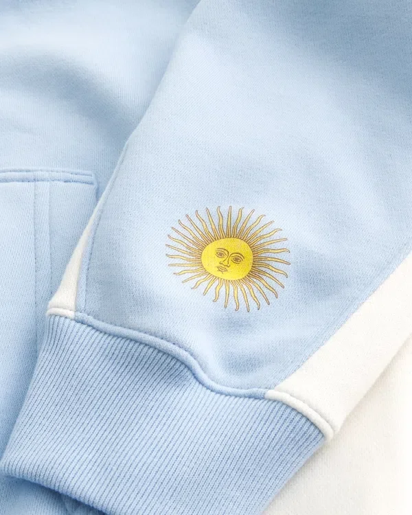 Hoodie mit Grafik des argentinischen Fußballverbands Hoodie mit Grafik des argentinischen Fußballverbands