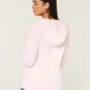 Hoodie mit V-Ausschnitt Hoodie mit V-Ausschnitt