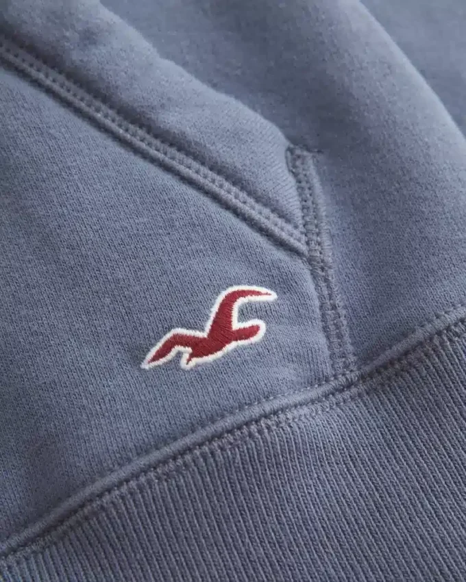 Hoodie mit V-Ausschnitt