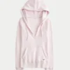 Hoodie mit V-Ausschnitt Hoodie mit V-Ausschnitt