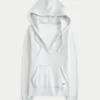 Hoodie mit V-Ausschnitt Hoodie mit V-Ausschnitt