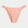 Jacquard-Bikinihose mit doppelten Trägern