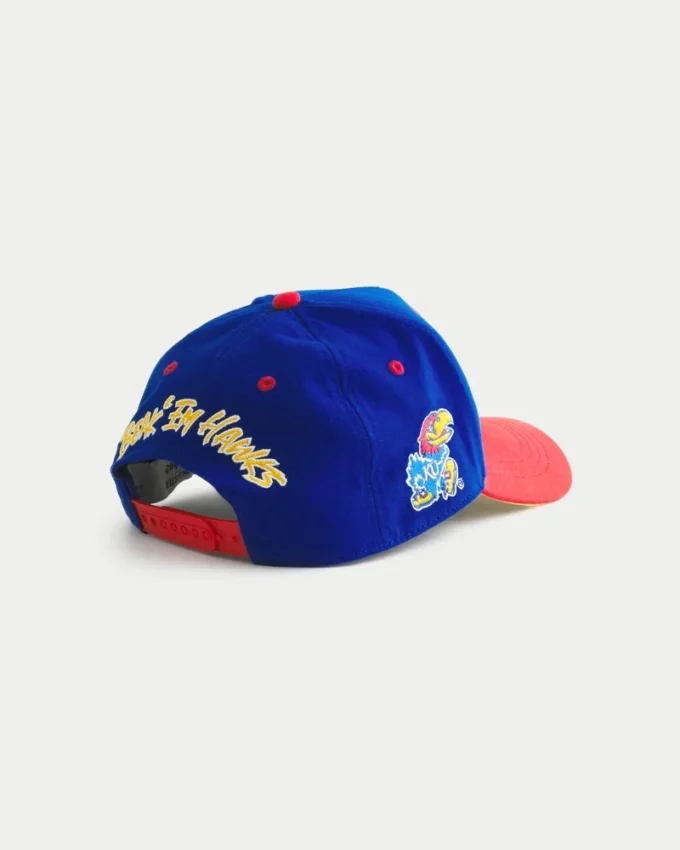 Kansas Jayhawks Baseballkappe mit Grafik