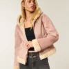 Kapuzenjacke aus Kunstfell mit Kunstfellfutter