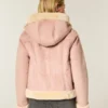 Kapuzenjacke aus Kunstfell mit Kunstfellfutter