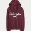 Kapuzenjacke mit Kunstfellbesatz und Logo-Grafik Kapuzenjacke mit Kunstfellbesatz und Logo-Grafik