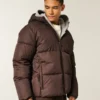 Kapuzenjacke mit Kunstfellfutter