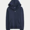 Kapuzenjacke mit Reißverschluss