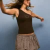 Karierter Bubble-Minirock Karierter Bubble-Minirock