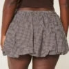 Karierter Bubble-Minirock Karierter Bubble-Minirock
