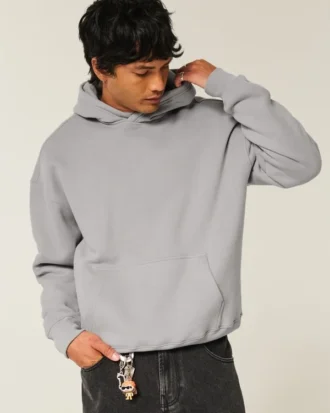 Kastenförmiger Hoodie