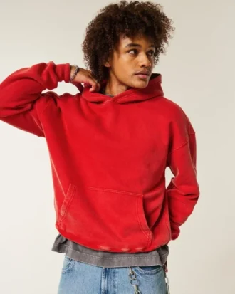 Kastenförmiger Hoodie