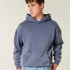 Kastenförmiger Hoodie Kastenförmiger Hoodie