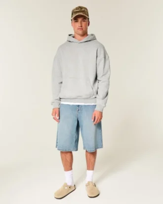 Kastenförmiger Hoodie