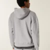 Kastenförmiger Hoodie mit Reißverschluss und doppeltem Schlangenmotiv