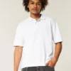 Kastenförmiges Crop-Polo Kastenförmiges Crop-Polo