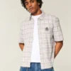 Kastenförmiges Kurzarm-Shirt mit Pilz-Grafik Kastenförmiges Kurzarm-Shirt mit Pilz-Grafik