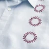Kastig geschnittenes, kurzärmeliges Streifenhemd