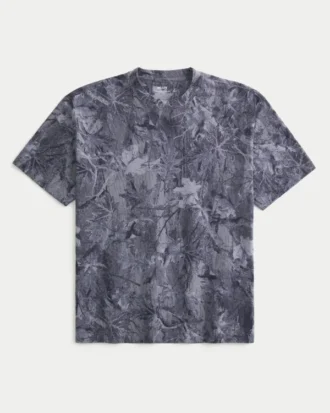 Kastig geschnittenes, schweres Camouflage-T-Shirt Kastig geschnittenes, schweres Camouflage-T-Shirt