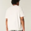 Kastig geschnittenes, schweres Kroatien-Grafik-T-Shirt Kastig geschnittenes, schweres Kroatien-Grafik-T-Shirt