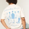 Kastig geschnittenes, schweres Oasis-Grafik-T-Shirt Kastig geschnittenes, schweres Oasis-Grafik-T-Shirt