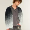 Kastiger, flauschiger Cardigan