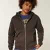 Kastiger Hoodie mit Reißverschluss Kastiger Hoodie mit Reißverschluss