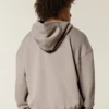 Kastiger Hoodie mit Reißverschluss Kastiger Hoodie mit Reißverschluss
