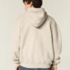 Kastiger Hoodie mit Reißverschluss Kastiger Hoodie mit Reißverschluss
