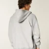 Kastiger Hoodie mit Reißverschluss Kastiger Hoodie mit Reißverschluss