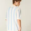 Kastiger Kurzarm-Pullover-Polo Kastiger Kurzarm-Pullover-Polo