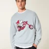 Kastiger Snoopy-Grafik-Pullover Kastiger Snoopy-Grafik-Pullover