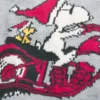 Kastiger Snoopy-Grafik-Pullover Kastiger Snoopy-Grafik-Pullover