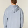 Kastiger, thermofutterter Kapuzenpullover mit Reißverschluss