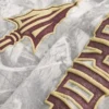 Kastiger Zip-Up-Hoodie mit Florida State University-Grafik und Camouflage-Muster Kastiger Zip-Up-Hoodie mit Florida State University-Grafik und Camouflage-Muster