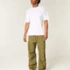 Kastiges Crew-T-Shirt aus schwerer Baumwolle Kastiges Crew-T-Shirt aus schwerer Baumwolle