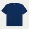 Kastiges Crew-T-Shirt aus schwerer Baumwolle Kastiges Crew-T-Shirt aus schwerer Baumwolle