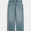 Kurvige Baggy-Jeans mit hoher Leibhöhe Kurvige Baggy-Jeans mit hoher Leibhöhe