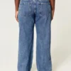 Kurvige Baggy-Jeans mit niedriger Leibhöhe und mittlerer Waschung Kurvige Baggy-Jeans mit niedriger Leibhöhe und mittlerer Waschung