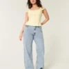 Kurvige High-Rise-Baggy-Jeans in mittlerer Waschung Kurvige High-Rise-Baggy-Jeans in mittlerer Waschung