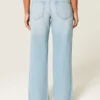 Kurvige, tief sitzende Baggy-Jeans im Used-Look Kurvige, tief sitzende Baggy-Jeans im Used-Look