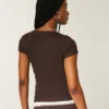Kurzarm-Y2K-Henley Kurzarm-Y2K-Henley