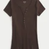 Kurzarm-Y2K-Henley Kurzarm-Y2K-Henley