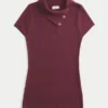 Kurzärmeliger Tunika-Pullover