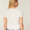 Kurzärmeliges Baby-T-Shirt mit Reh-Print